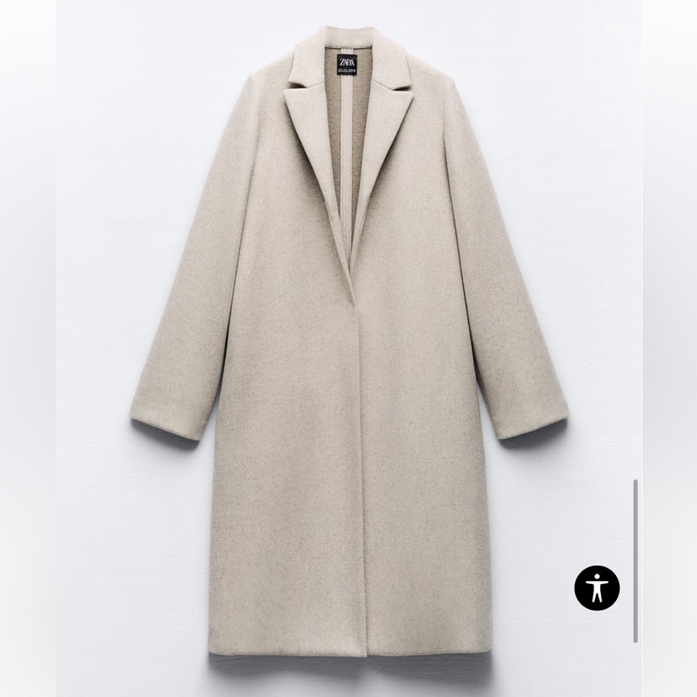 Zara Open Long Coat